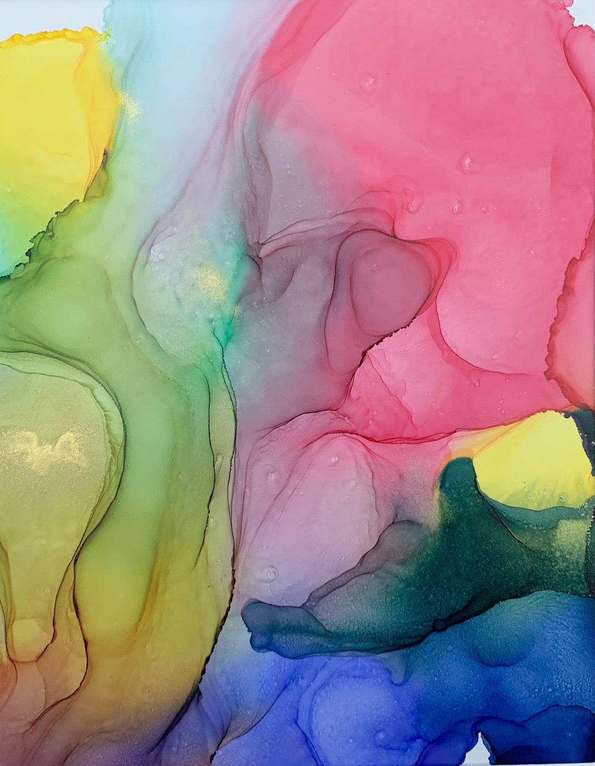 Rainbow pop of colour