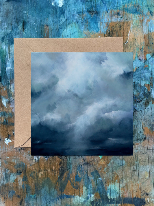 Listening to the Storm Greeting Card