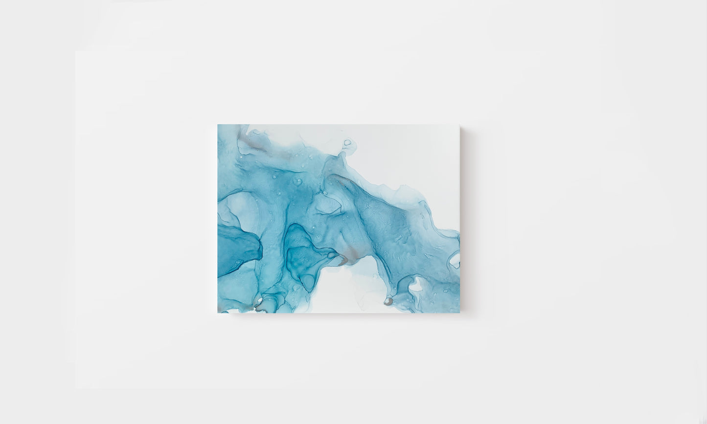 Cool ice blue