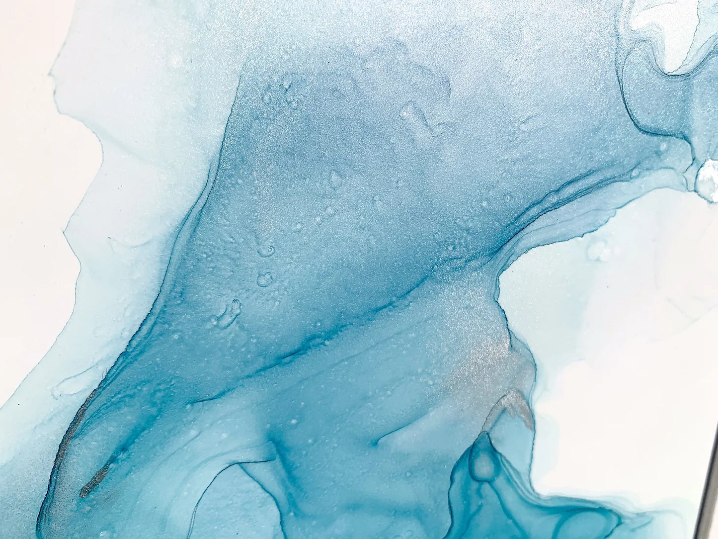 Cool ice blue