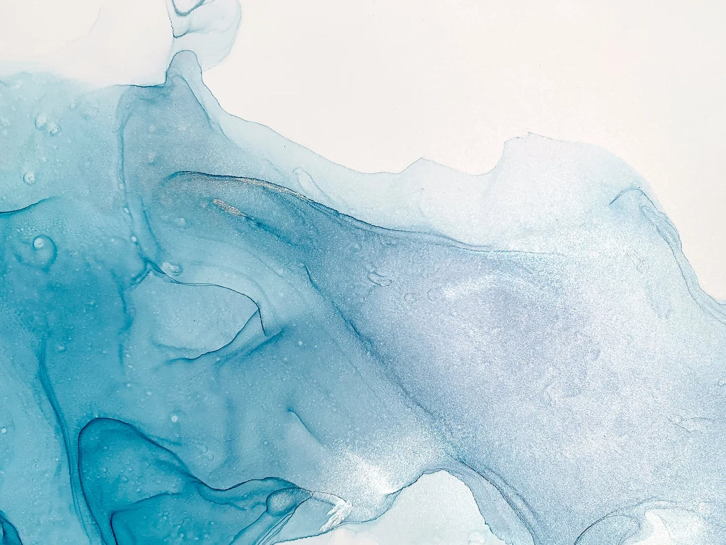 Cool ice blue