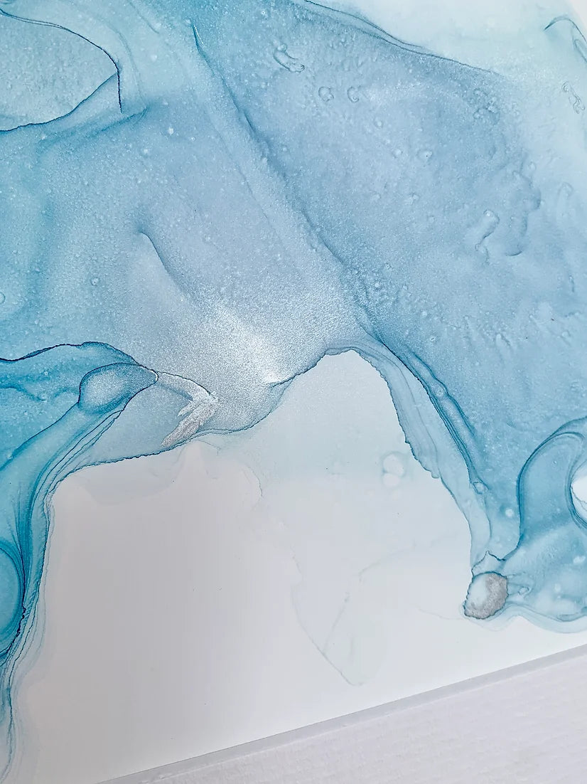 Cool ice blue