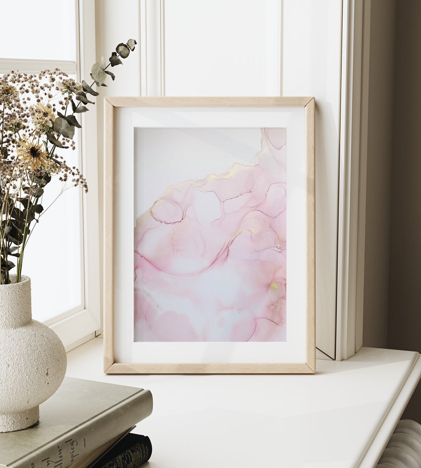 Soft pinks floating