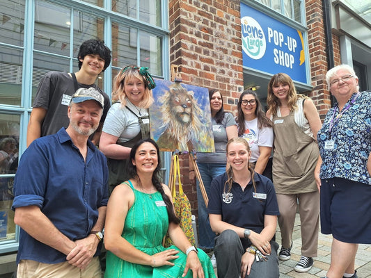 Behind the Scenes of the Lions at Large Artist Pop-Up